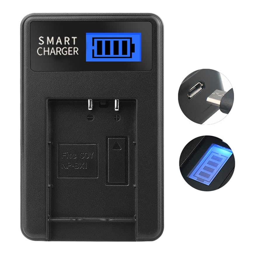 Amazon | ポータブル LCD USB 充電器 Cyber​​ Shot DSCRX100